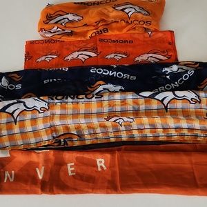 5 Denver Bronco Scarfs